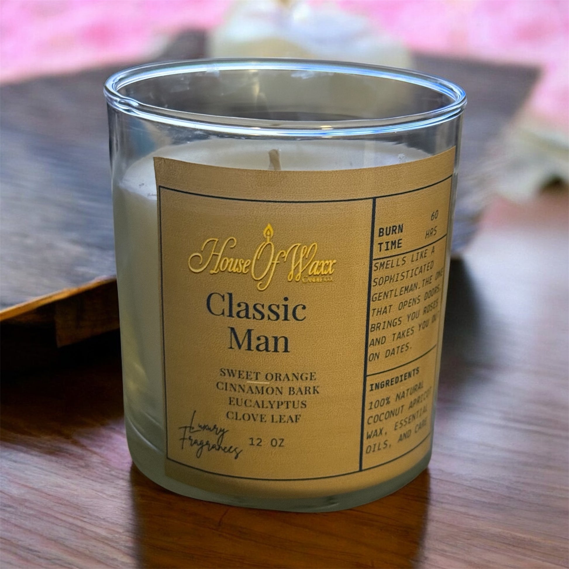 Classic Man scented candle