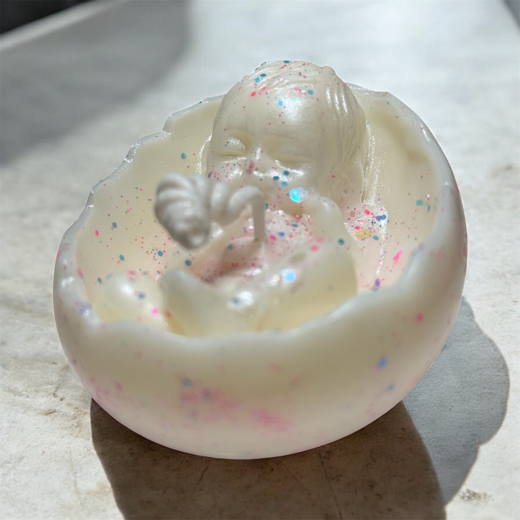 Gender reveal candle