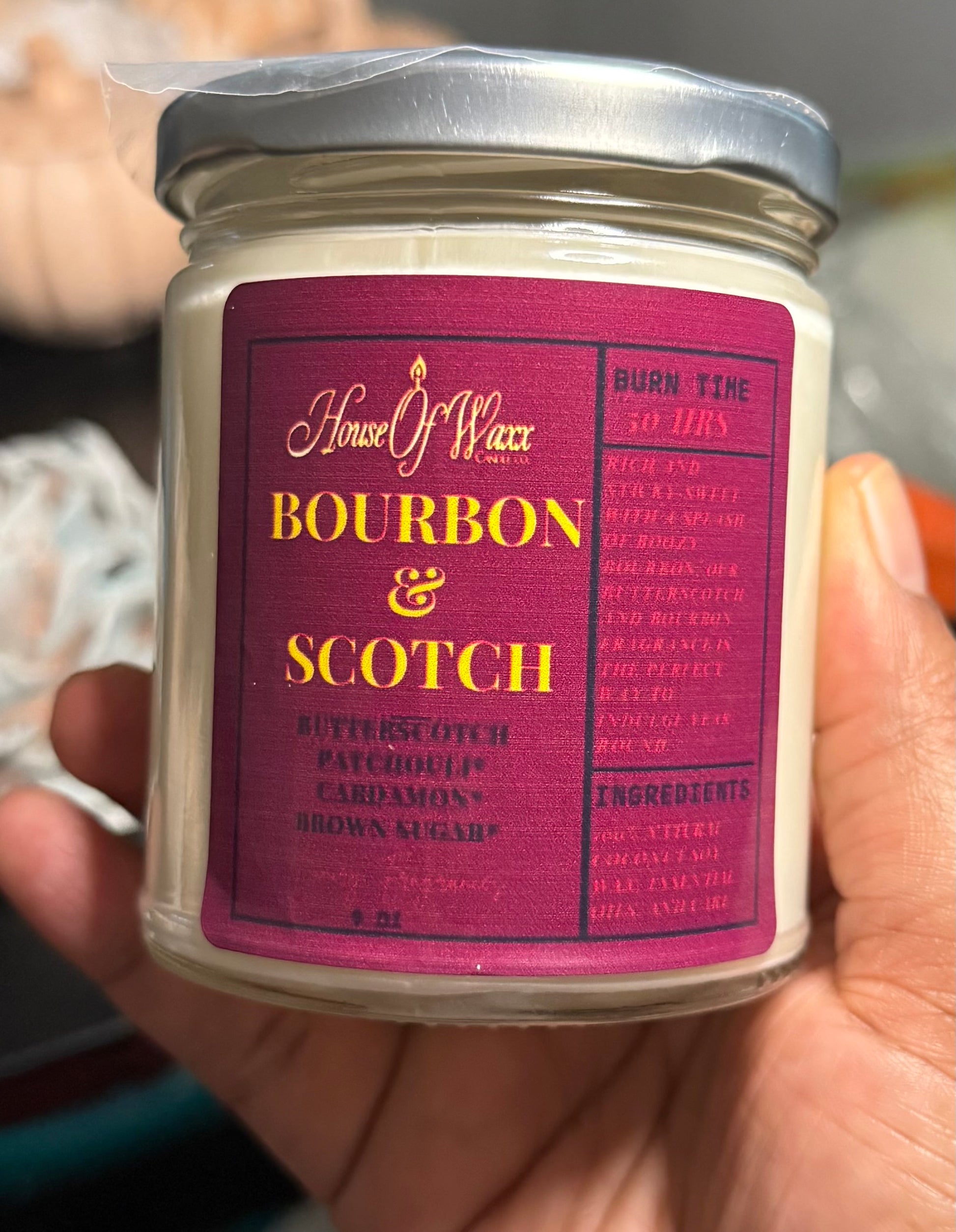 Bourbon & Scotch candle