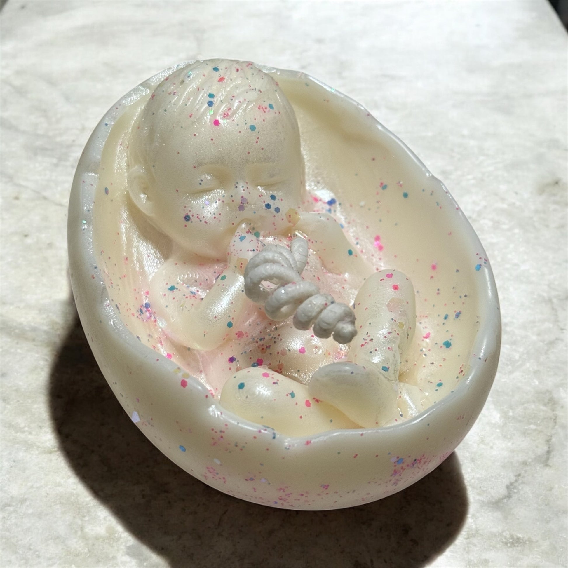 Gender reveal candle