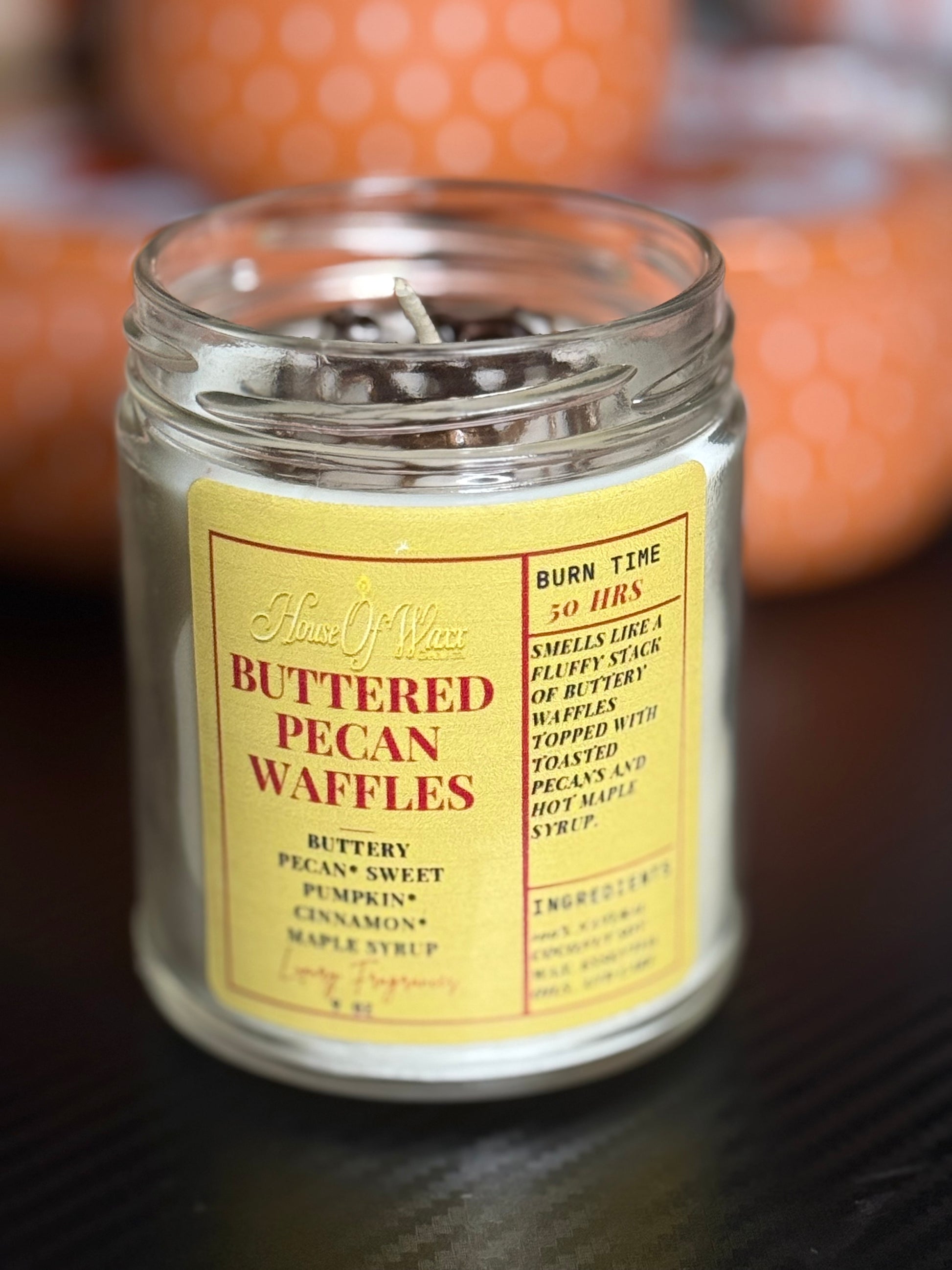 Buttered Pecan Waffles candle